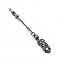 Uzun Düğüm 1.000 Ayar Gümüş Oksitli Kazaz Tesbih Püskülü Uzun Düğüm 1.000 Ayar Gümüş Oksitli Kazaz Tesbih Püskülü